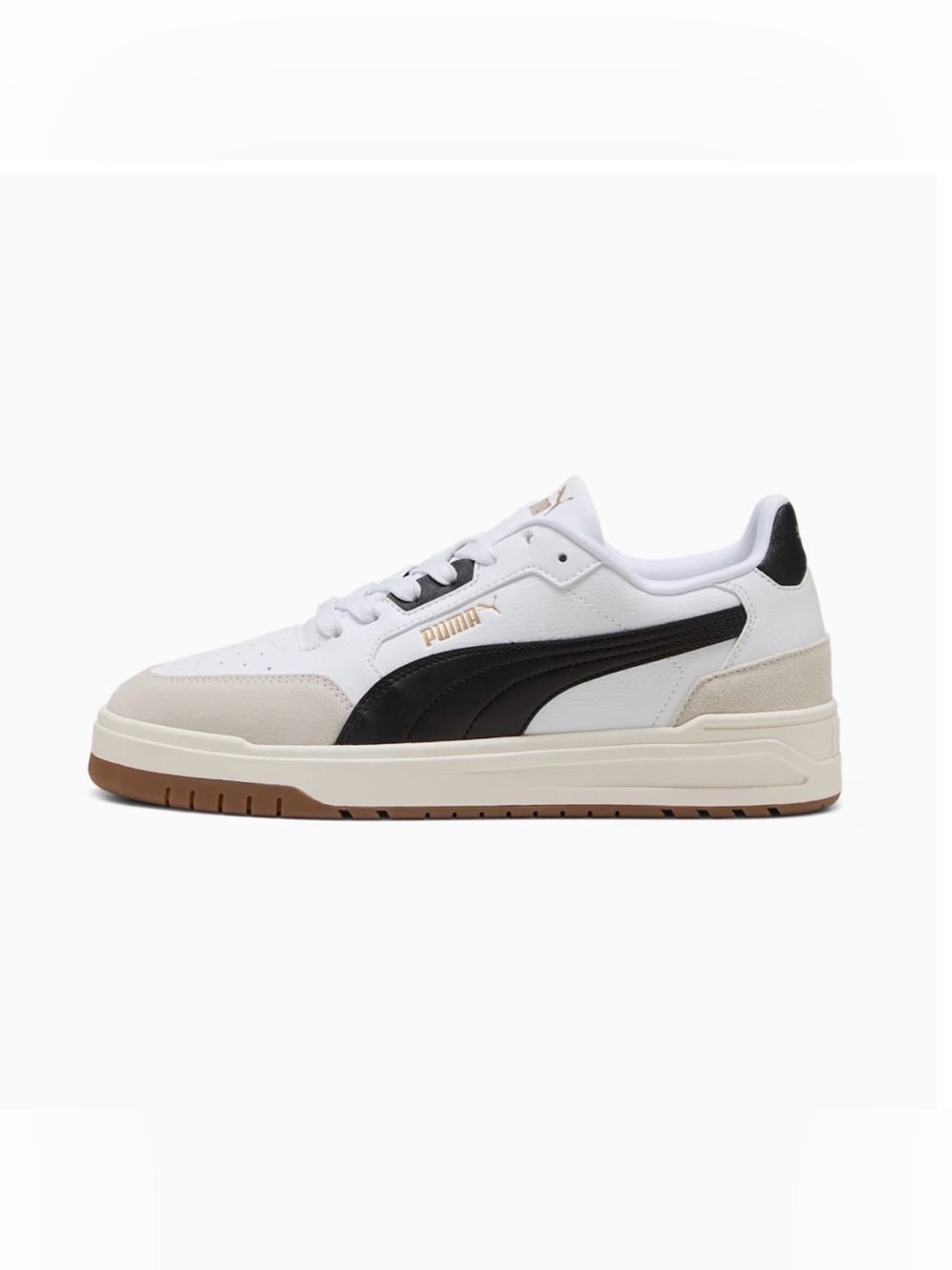 NWT Puma Shuffle Downtown Sneakers Unisex White Black Gray Men’s 8 Women’s 9.5
